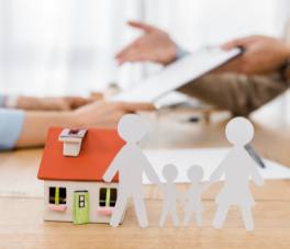 Insurance policy documents on desk